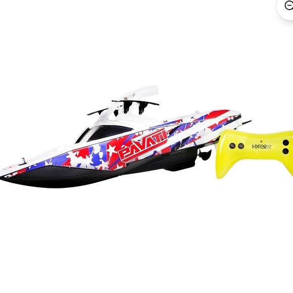 Hyper Toy Company Pavati 2.0 RC Boat, Stars & Stripes, 1:18 Scale with Remote - Picture 2 of 9